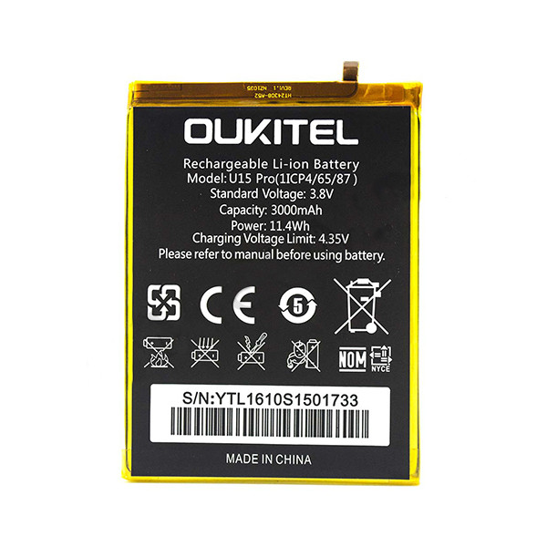 Батарея Oukitel U15 Pro/Doogee Y6, Y6C [Original PRC]